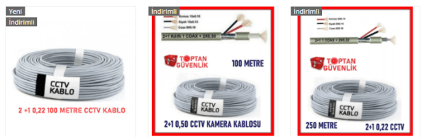 cctv kamera kablosu