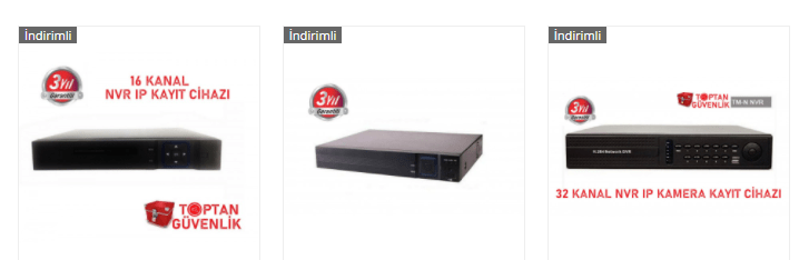ip güvenlik kamera kayıt cihazı