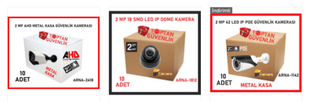 Güvenlik Kamerası Kampanyaları