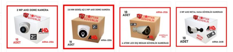 güvenlik kamerası kampanyaları