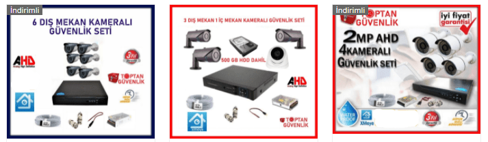 full hd kamera seti