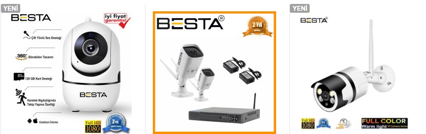 güvenlik kamerası sistemleri